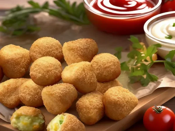 Chili Cheezze Nuggets pflanzlich/vegan